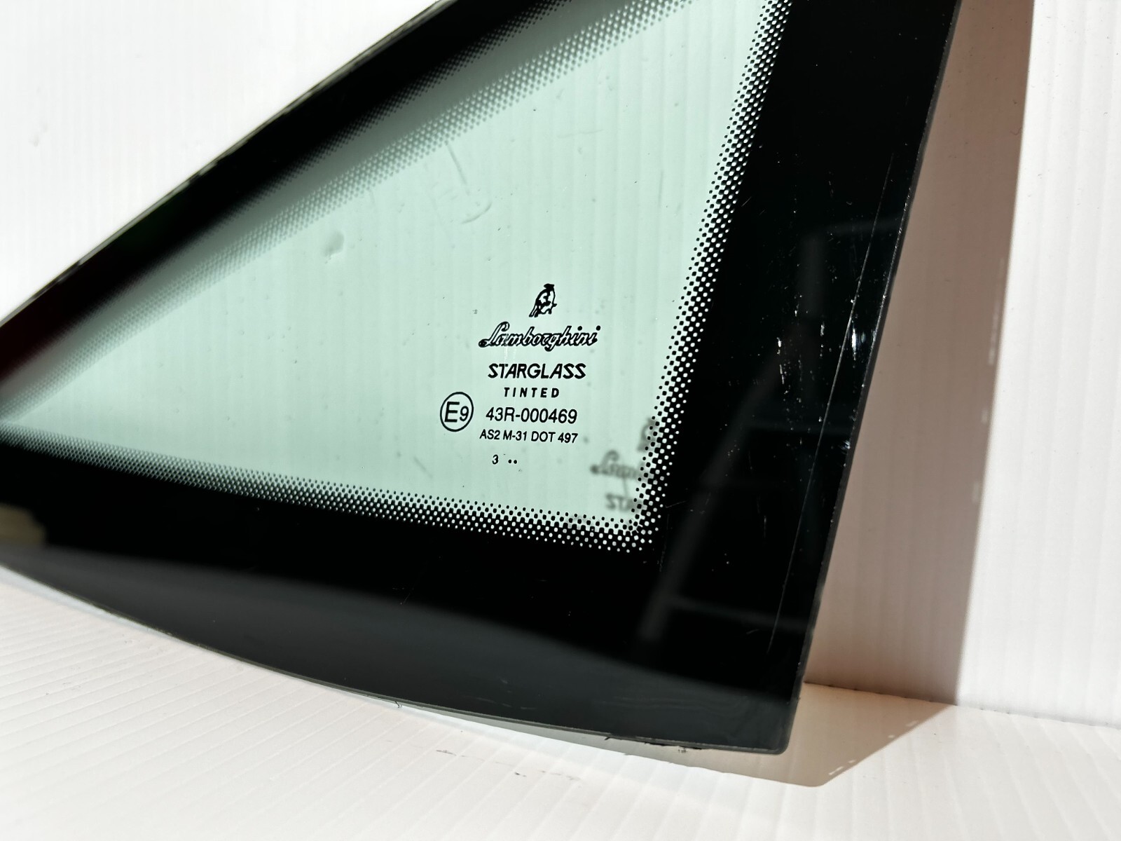 2004-2014 LAMBORGHINI GALLARDO Left LH Front Vent Glass