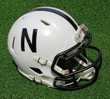 NEBRASKA CORNHUSKERS BLACKOUT 2025 SPECIAL MINI FOOTBALL HELMET + OTHER TYPES