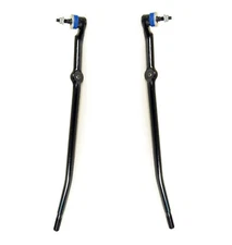 Pair Set of 2 Front Outer Steering Tie Rod Ends Mevotech For Dodge Ram 1500 4WD