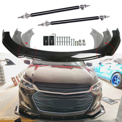For Chevrolet Onix 21-24 Front Bumper Lip Part Accessories Splitter Spoiler Body