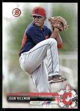 Juan Hillman 2017 Bowman Prospects #BP145 Cleveland Indians