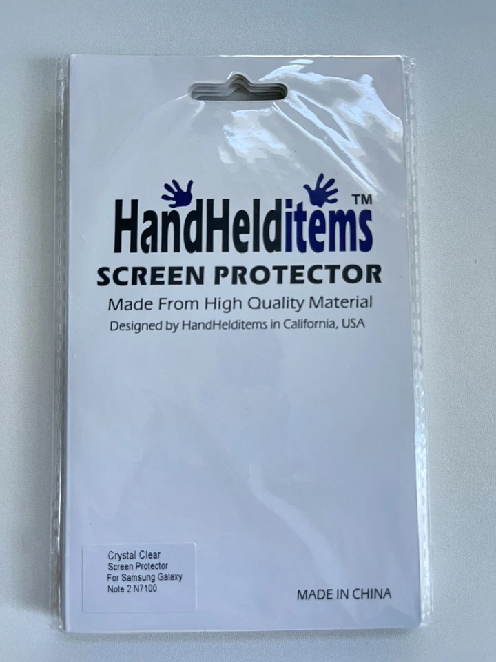 4x HandHelditems Anti-Glare Screen Protector For Samsung Galaxy Note 2 N7100 - Image 2 of 2