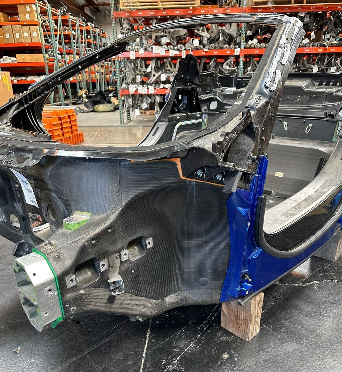 Mclaren MP4-12C SPIDER, Monocoque Tub Chassis Cockpit, Used, Undamaged