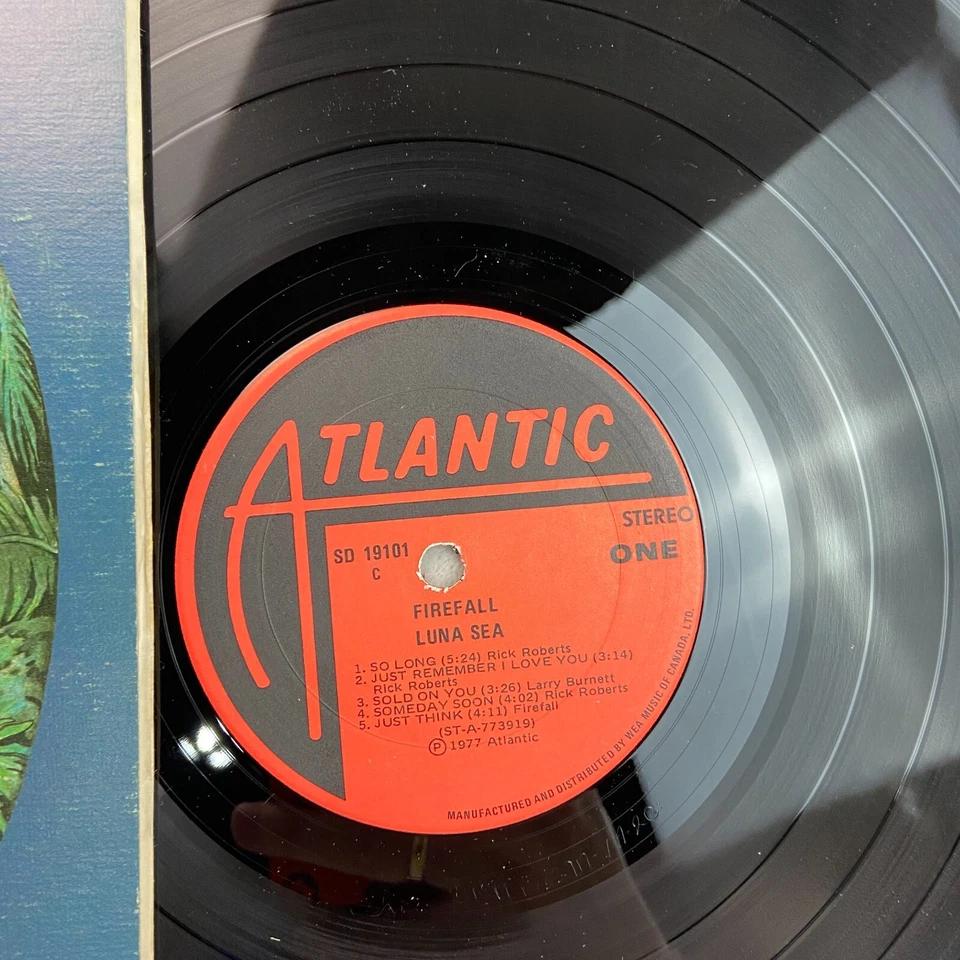 Firefall Luna Sea 1977 Music Vinyl Record LP - Image 3 of 4