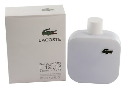 Lacoste Eau De Lacoste L.12.12 Blanc by Lacoste EDT Spray 5.9 oz For Men New