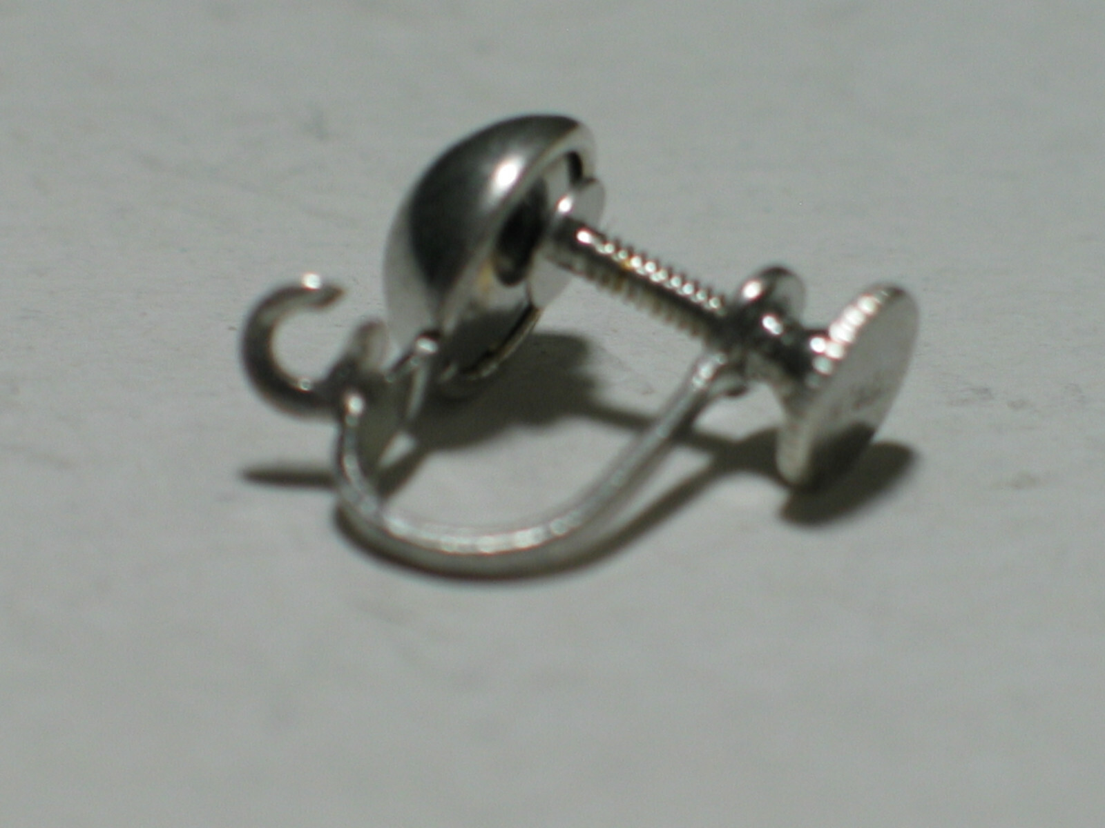 925 Solid Sterling Silver Screw Back Vice Closure… - image 8