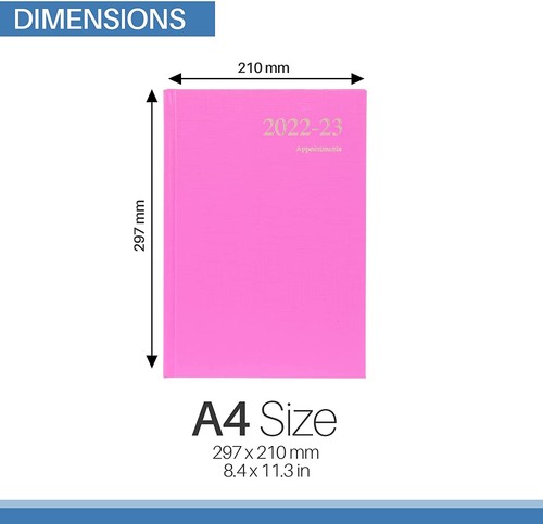 Collins Essential 2025 Diary A4 A5 Week to View Day a Page- Black Blue Maroon - Picture 7 of 10