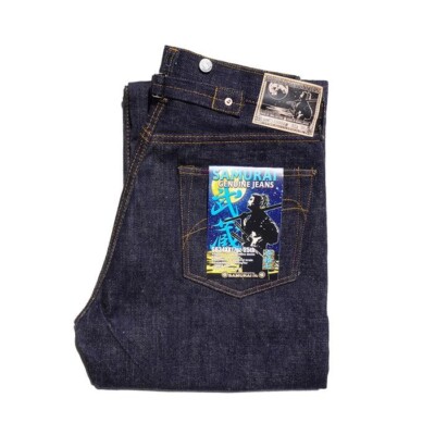 SAMURAI JEANS S634XX17OZ-25TH 17oz Selvedge Straight Denim