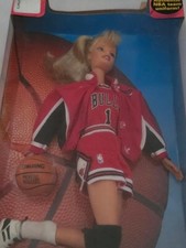 Vintage Barbie Doll Authentic Mattel NBA Basketball Team Chicago Bulls 1998 NIB