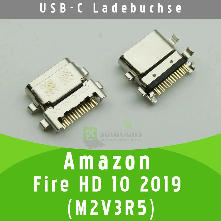 ✅ Amazon Fire HD 10 M2V3R5 Presa di Ricarica USB C Femmina Porta Connettore Socket