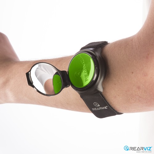 RearViz Slim Line SL-15 Cycling Rear View Mirror Worn On Arm - Picture 28 of 57