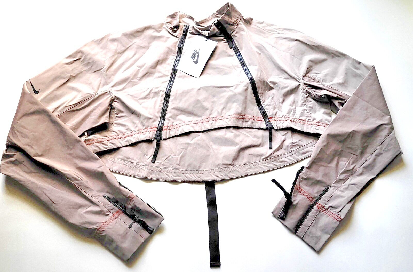 New W/T Nike Lab AAE Free-Moving Fully Adjustable Sepia Stone Med Cropped Jacket image 2
