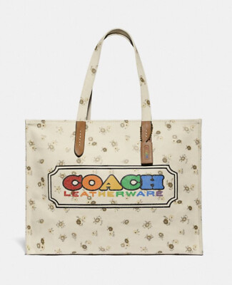 coach rainbow tote