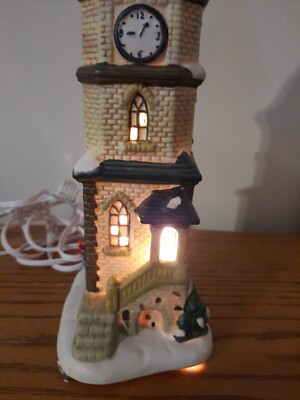 St. Nicholas Square The Village Collection Clock Tower Christmas