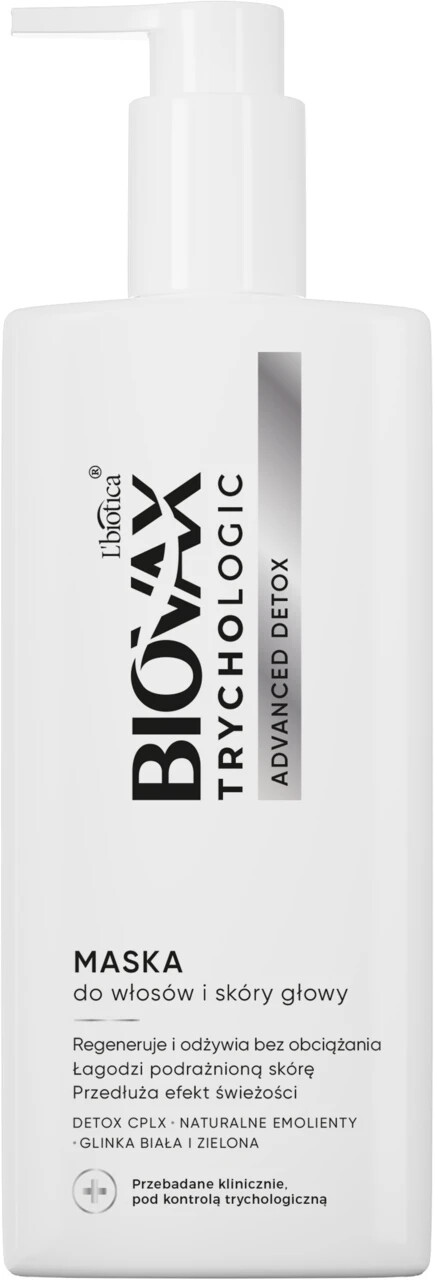 Biovax Trychologic Advanced Detox Hair & Scalp Mask Regenerating Nourishing