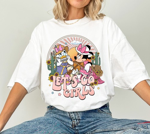 Vintage Minnie Daisy Cowgirls shirts Disney Bestie Unisex Adult Kid Shirt 660246 - Picture 4 of 9