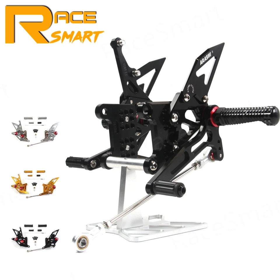 Reposapiés ajustables para Triumph Speed Triple 1050 R 2005-2010 Foto 2 de 4