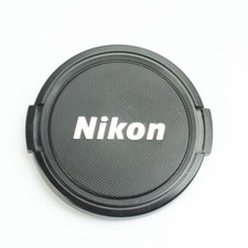 Nikon 58mm - Black/Silver Plastic - Snap-On Front Lens Cap