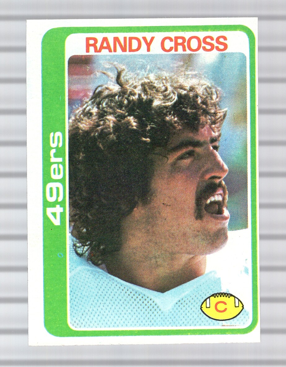 RANDY CROSS ROOKIE CARD - 1978 TOPPS FOOTBALL - # 231  - FREE SHIPPING