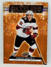 Dawson Mercer 2023-24 Upper Deck Series 2 #DZ-72 Orange Dazzler