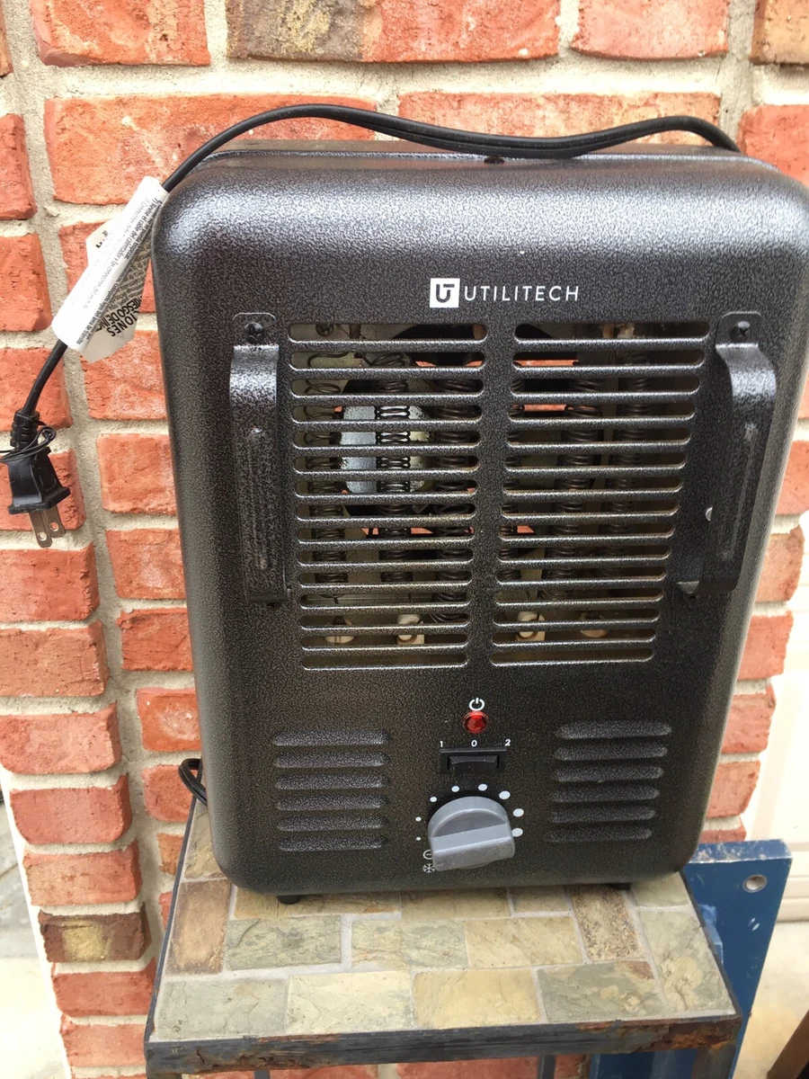ELECTRIC GRAY SPACE HEATER BY UTILITECH. (2) Two Heaters | eBay
