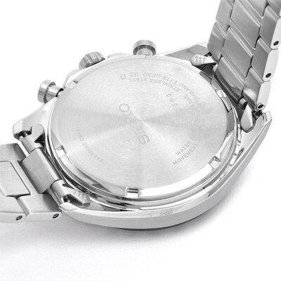 Seiko Selection SBPY167 Panda Black Chrono Solar Analog Men Watch