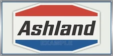 ASHLAND GASOLINE GAS STATION PUMP VINTAGE OLD SIGN REMAKE ALUMINUM SIZE OPTIONS