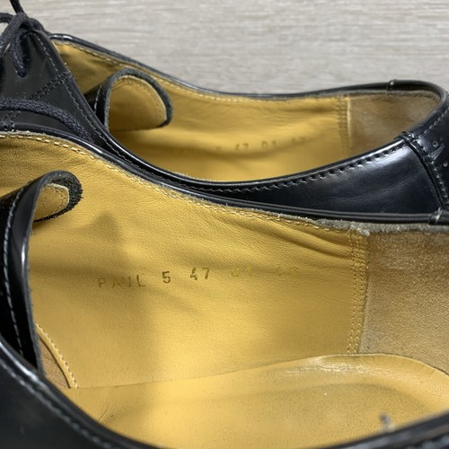 Elegantes zapatos negros de cuero hechos a mano Melvin & Hamilton Paul 5 talla 47 / EE. UU. 13 - Imagen 9 de 14