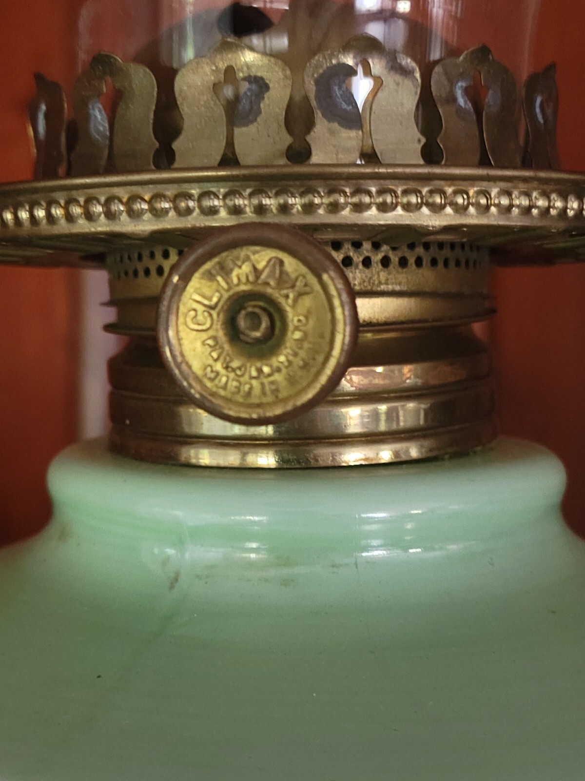 Antique Gone With The WInd Hurricane Lamp eBay