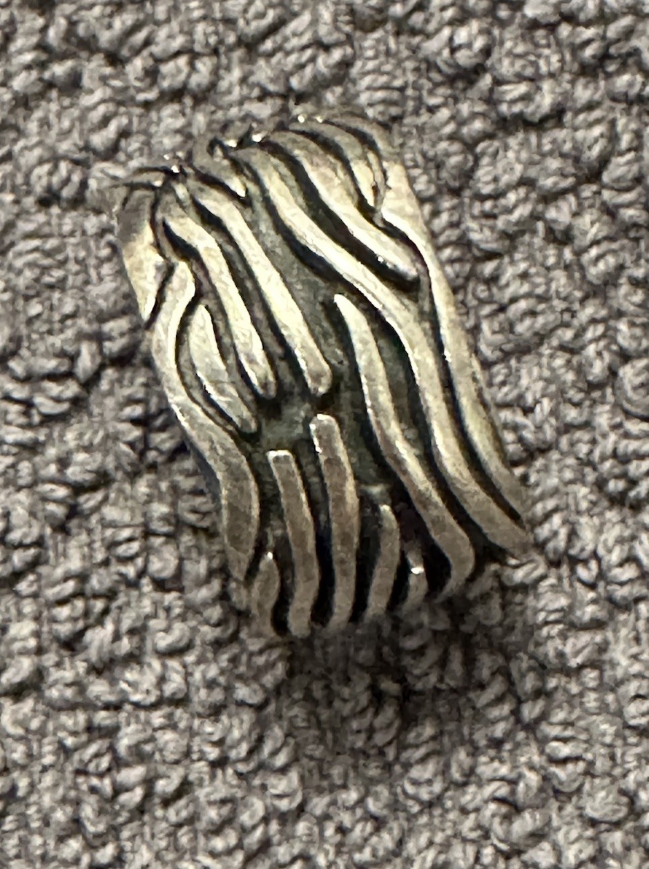 925 Sterling Silver Solid Heavy Ring Size 12 14 g… - image 1