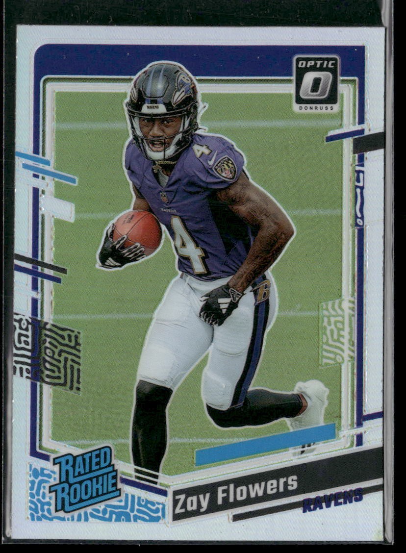 Rookie 2023 Donruss Optic #210 Zay Flowers Holo