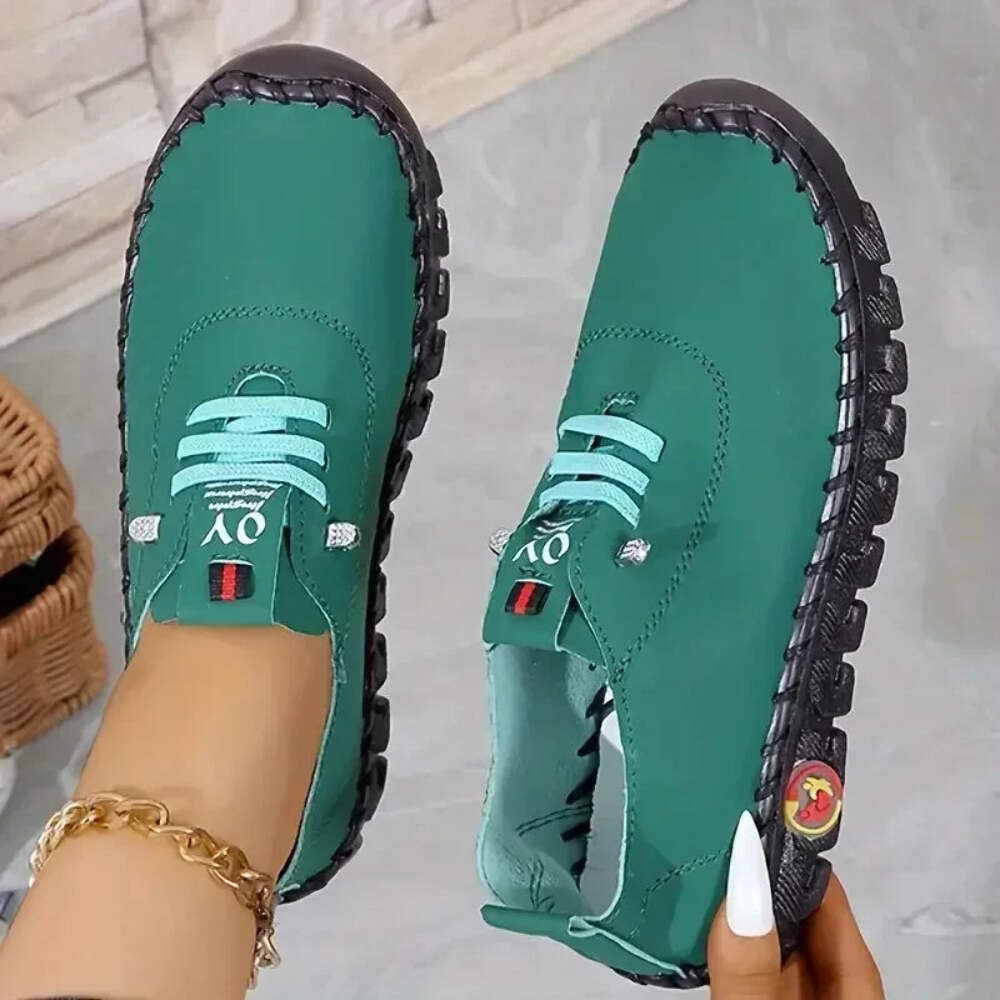 Women Sneakers 2025 New Designer Shoes Loafers Soft-soled Roman Breathable Outdo