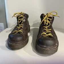 Doc Martens Chunky 8287 Made In England UK Size 4 Air Wair US Size 5 Y2k Brown