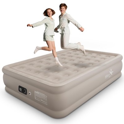 Full Mattress with Built in Pump, Single Blpw up Bed with Portable Storage Ba...