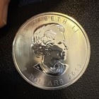 2013 Canadian Maple Leaf with Bison on Reverse 1 oz .999 Fine Silver Canada R342 — photo 2