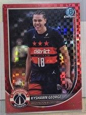 2025/26 Bowman Chrome Basketball Kyshawn George Red XFRACTOR 1/5 