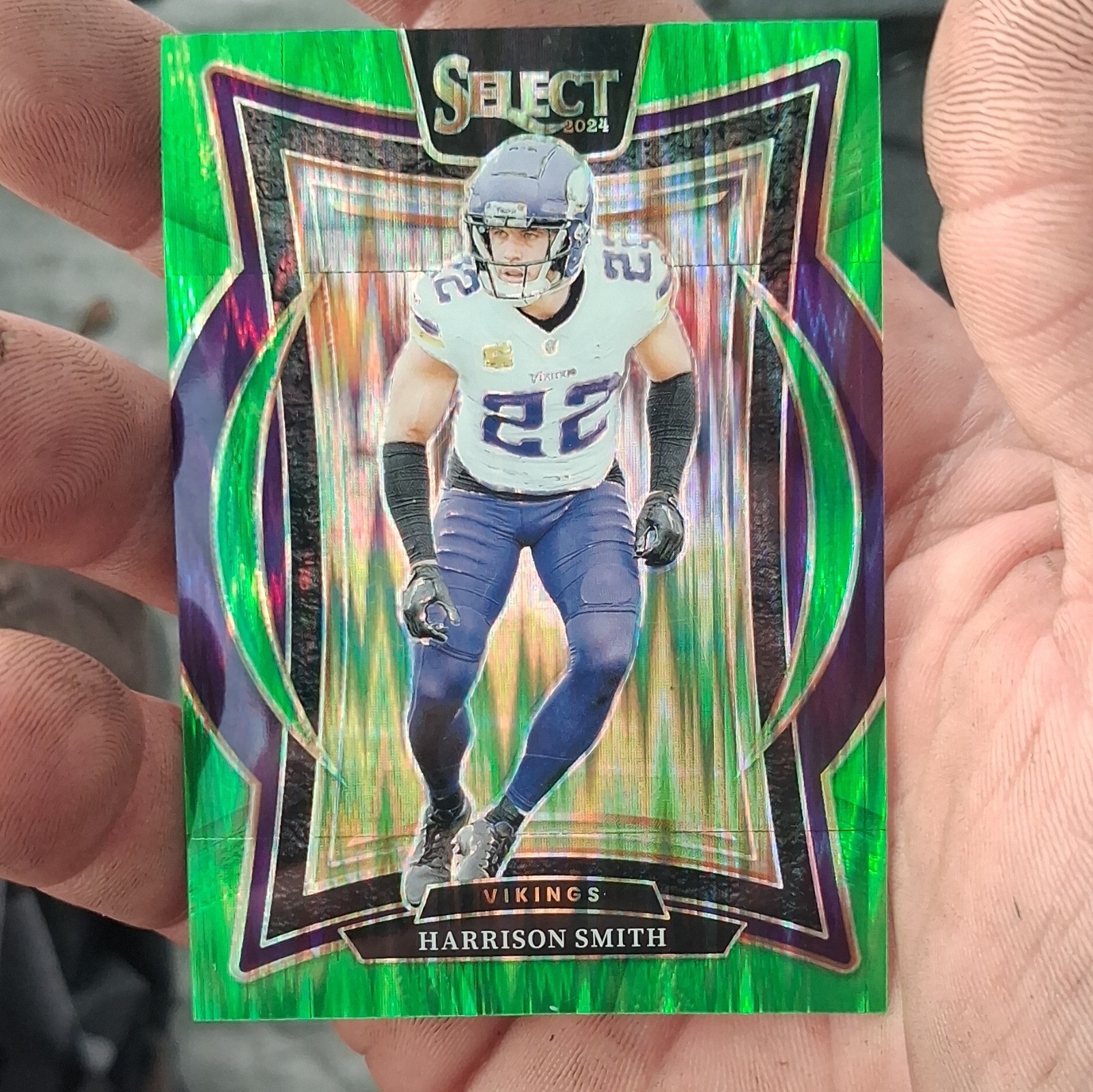 Panini 2024 Select Harrison Smith Vikings Concourse Green Prizm #59 /599