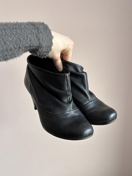 Women Vintage Boots Black 39
