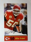 2009 Mike Vrabel Autographed Kansas City Chiefs NFL Football Photo Signed COA KC — photo 3