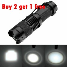 Tactical LED Flashlight Military Grade Torch Small Ultra Super Bright Light Lamp