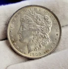 1900 O US Morgan Silver Dollar $1 Nice AU+ (Nice Toning)