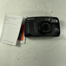 PENTAX IQZoom EZY-R 35mm Point Shoot Auto Focus Film Camera Black