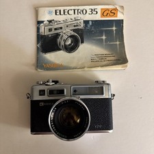 Yashica Electro 35 GS 35mm Rangefinder Film Camera Vintage. Needs Repair