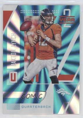 2017 Panini Unparalleled Year Teal Rainbow Spokes 2/15 Paxton Lynch #YT-PL 0c6