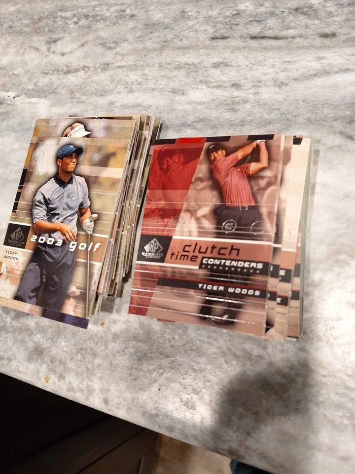 2003 SP Game Used Edition Golf Complete Set 1- 60..3 Woods Cards In Set - Image 2 of 4