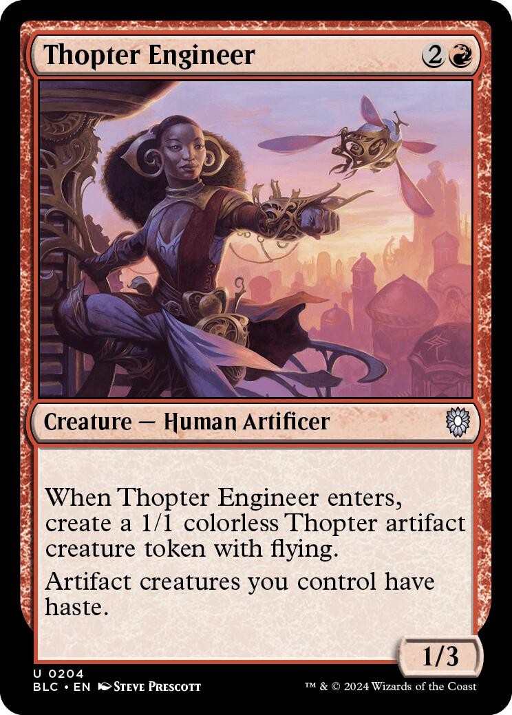 Thopter Engineer 204 Uncommon BLC MTG NM