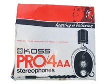 Koss PRO/4AA Professional Headphones BOX Paperwork Parts Vintage 1970