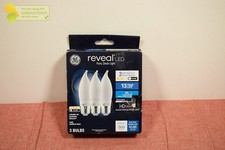 GE 3pk 60W Color Select LED Decorative Light Bulbs