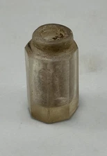 Roman Period Rock Crystal Bottle With Diamond Cut Design
