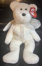 TY Beanie Baby - HERALD the Angel Bear (8.5 inch) - MWMTs Stuffed Animal Toy